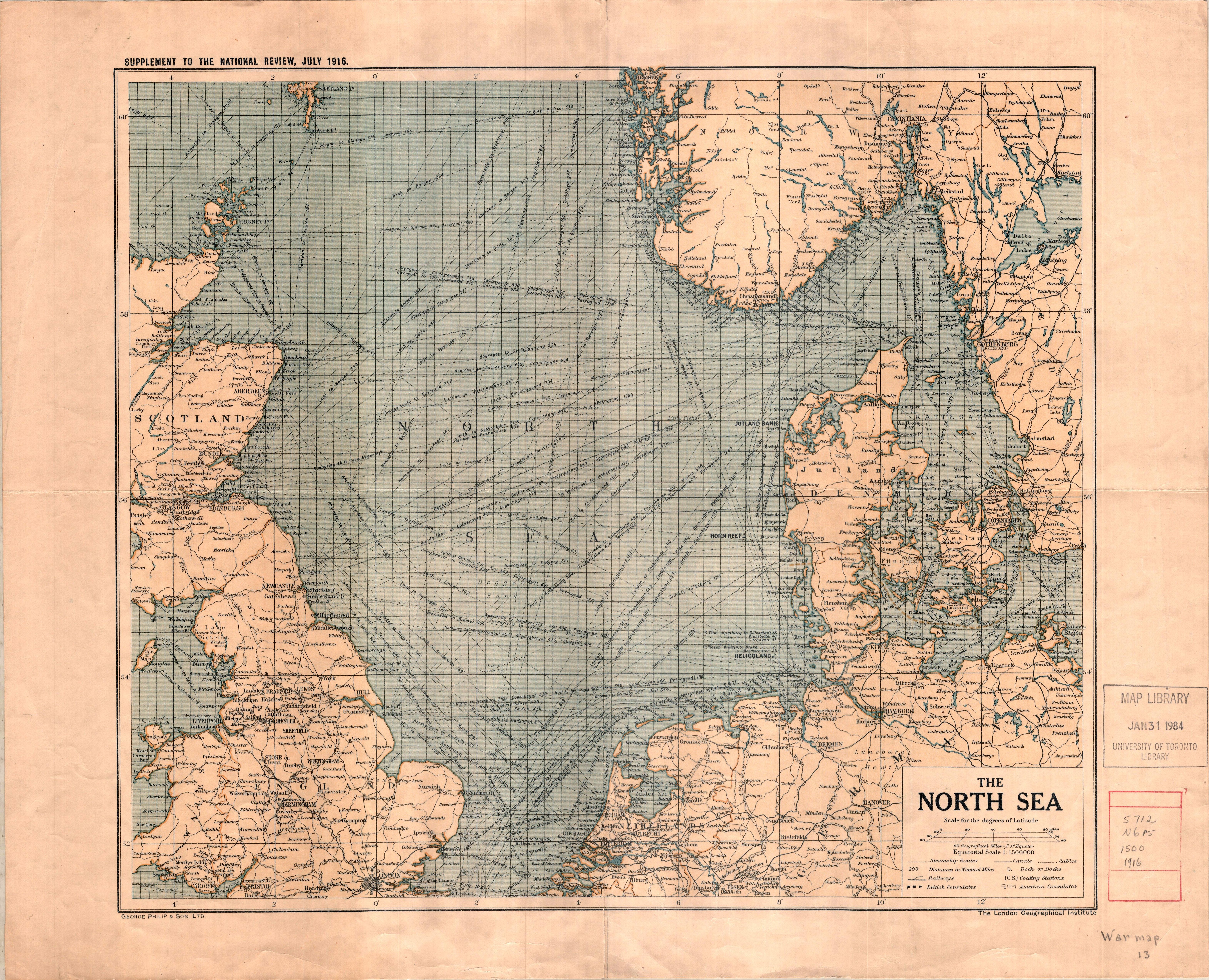 The North Sea | Map and Data Library